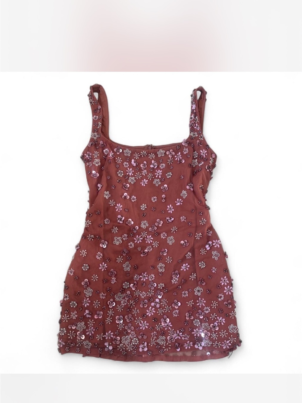 Majorelle Embellished flora dress